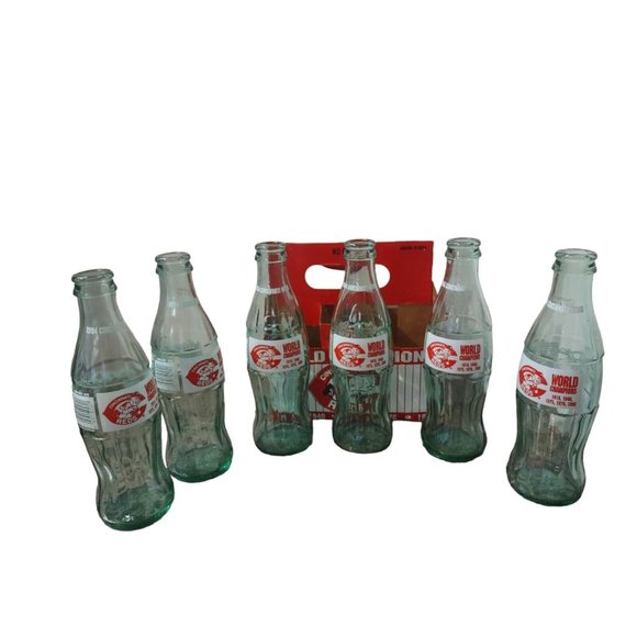 Vintage 1994 Cincinnati Reds World Champs 6 Pack Coke Bottles 2 Insulated Cups - Picture 9 of 12